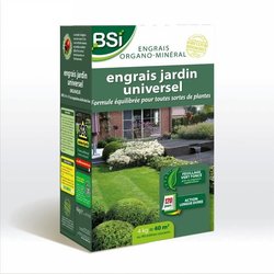 BSI  Universeller organischer Dünger  für mehrere Pflanzen  Rasen, 