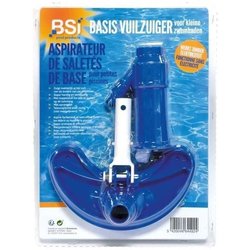 BSI Manual Bottom Vacuum Cleaner - With Pocket for Pool Debris - 30cm