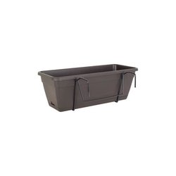 ARTEVASI Kit Jardiniere VENEZIA avec réserve d eau - Gris anthracite -