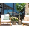 MACETERO CAPRI CAMPANA 35CM ANTRACITA