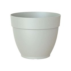 MACETERO CAPRI CAMPANA 35CM GRIS CLARO