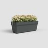 ARTEVASI Kit balcon Jardiniere - CAPRI RE - 50cm - Anthracite - 50,2 x