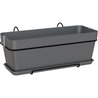 ARTEVASI - Kit jardinera capri 50cm v2 antracita 50,2 x 28,5 x h20,7 c