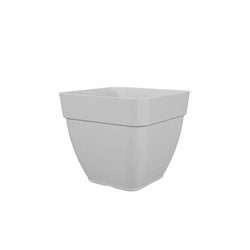 ARTEVASI Pot de fleurs carré CAPRI CAMPANA - Plastique - Blanc - L 36,