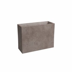 Jardinera - Plástico - Gris topo - 80 cm - 50 L - Sydney - ARTEVASI