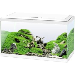 Acquario 60 - CIANO - 58 L + Filtro + LED + Riscaldatore + Materiali d