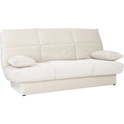Schlafsofa - 3-Sitzer - Stoff - Beige - 190 x 90 x 92 cm - CLEM