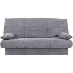 CLEM Schlafsofa  3 Sitze  Cordstoff  Anthrazit  Dichte 20 kg/m3  