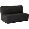 BZ DREAM Sitzbank  100 % schwarzer Baumwollstoff  140 x 190 cm große