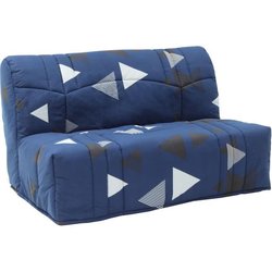 BZ DREAM Sitzbank  blauer Bikinistoff aus 100 % Baumwolle  Bett 140 