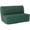 BZ DREAM Sitzbank  waldgrüner Stoff aus 100 % Baumwolle  140 x 190 c
