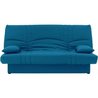DREAM 3-Sitzer-Schlafsofa - Stoff in Entenblau - Modernes Slyle - B 19