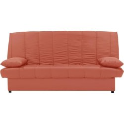 Banquette clic clac 3 places - Tissu 100% coton Terracotta  - Style Co