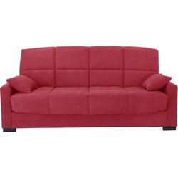 3-Sitzer-Schlafsofa MEGAN 14  Stoff Red Soro  Mit Armlehnen  Bett 1