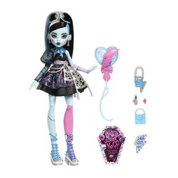 Monster High - Muñeca de cumpleaños memorable de Frankie Stein - Monst