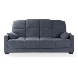 3-Sitzer Clic Clac Bank - hellgrauer Stoff - Moderner Stil - L223 x P9