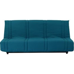 3-Sitzer-Schlafsofa  Entenblau  100 % Baumwolle  L 193 x T 92 cm  