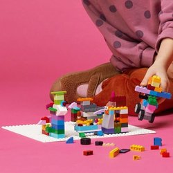 LEGO 11026 Classic Weiße Bauplatte 32x32, Basis Basis zum Bauen, Zusam