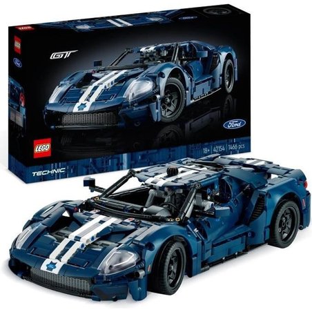 LEGO Technic 42154 Ford GT 2022, Autoabdeckung für Erwachsene, Skala 1