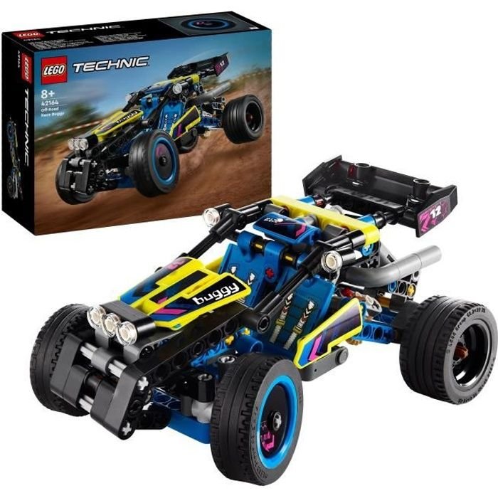 LEGO 42164 Technic Off-Road Racing Buggy, Rally Vehicle, Racing Car Bu