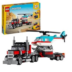 LEGO 31146 Creator 3in1 Autotreno con elicottero, elicottero giocattol
