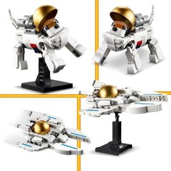 LEGO 31152 Creator 3in1 Astronaut in de ruimte, constructiespeelgoed m