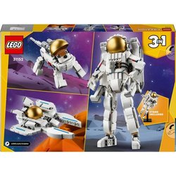LEGO 31152 Creator 3in1 Astronaut in de ruimte, constructiespeelgoed m