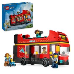 LEGO City 60407 Autobus rosso a due piani, autobus giocattolo, veicolo