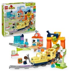LEGO DUPLO My Town 10428 Il grande treno interattivo della comunità - 