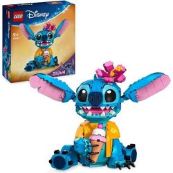 LEGO | Disney 43249 Stitch, Gioco di Costruzioni per Bambini, Cono Gel