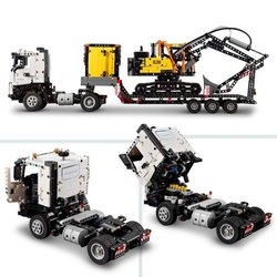 LEGO Technic 42175 Camion Volvo FMX ed escavatore elettrico EC230 - Se