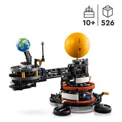 LEGO Technic 42179 Planeet Aarde en Maan in een baan, Speelgoed, Zonne