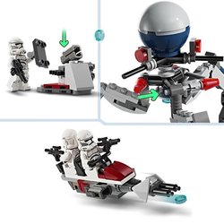 LEGO 75372 Star Wars Clone Troopers and Battle Droids Battle Pack, Toy