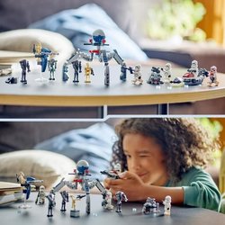 LEGO 75372 Star Wars Clone Troopers and Battle Droids Battle Pack, Toy