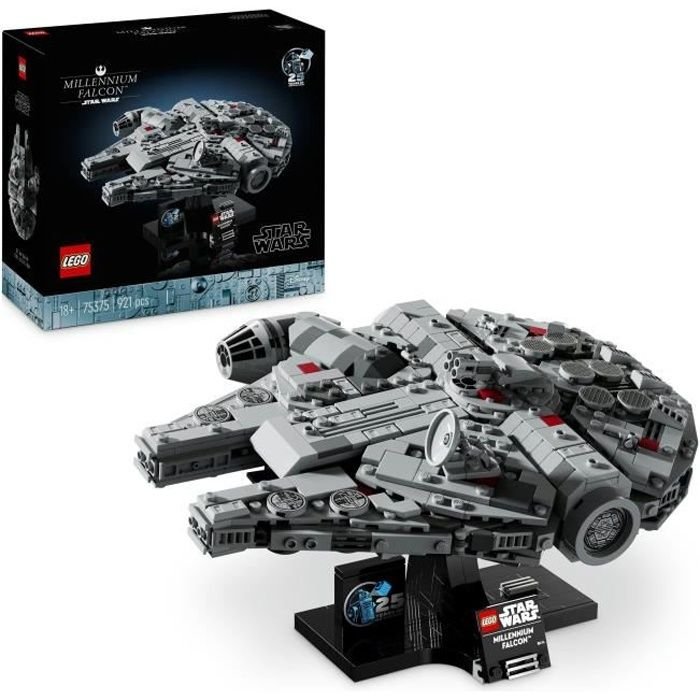 LEGO Star Wars 75375 Millennium Falcon, set da costruzione, astronave,