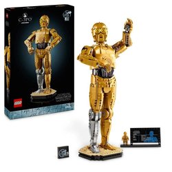 LEGO Star Wars 75398 C-3PO  Baubare Droiden-Minifigur  Modellbausatz