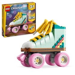 LEGO 31148 Creator 3in1 Retro-Rollschuhe, Spielzeug mit Mini-Skateboar