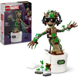 LEGO Marvel 76297 El Baile de Baby Groot, Juguete animado para constru