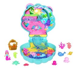 Polly Pocket  Glitter Island Spielset  Minifigur und Tiere  Polly P