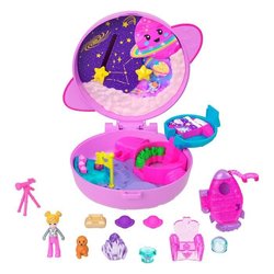 Polly Pocket - Coffret Exploration spatiale - Jouet de voyage - Polly 
