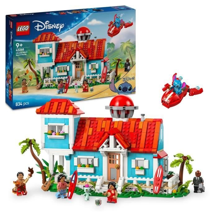 GIOCHI | Disney Lilo & Stitch Beach House Building Set per bambini e f
