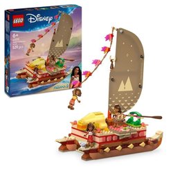 Lego | Disney 43270 Moana s Adventure Boat - Juego de construcción y r