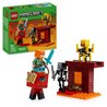 LEGO Minecraft 21266 Battaglia di lava del Nether - Giocattolo per gli