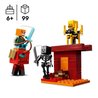 LEGO Minecraft 21266 Battaglia di lava del Nether - Giocattolo per gli