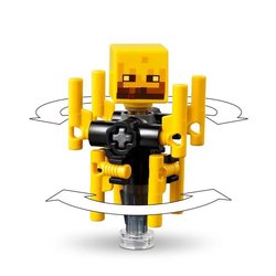 LEGO Minecraft 21266 Battaglia di lava del Nether - Giocattolo per gli