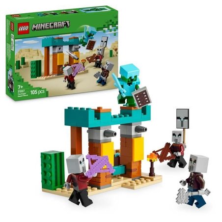 LEGO Minecraft 21267 Pattuglia degli abitanti del villaggio del desert