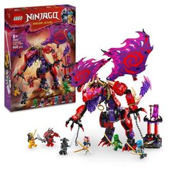 LEGO NINJAGO 71832 Thunderfang: Chaos Dragon - Building toy for ages 8