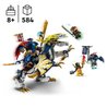 LEGO NINJAGO 71843 Mech Cavaliere del Drago di Rogue - Set di costruzi