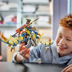 LEGO NINJAGO 71843 Mech Cavaliere del Drago di Rogue - Set di costruzi