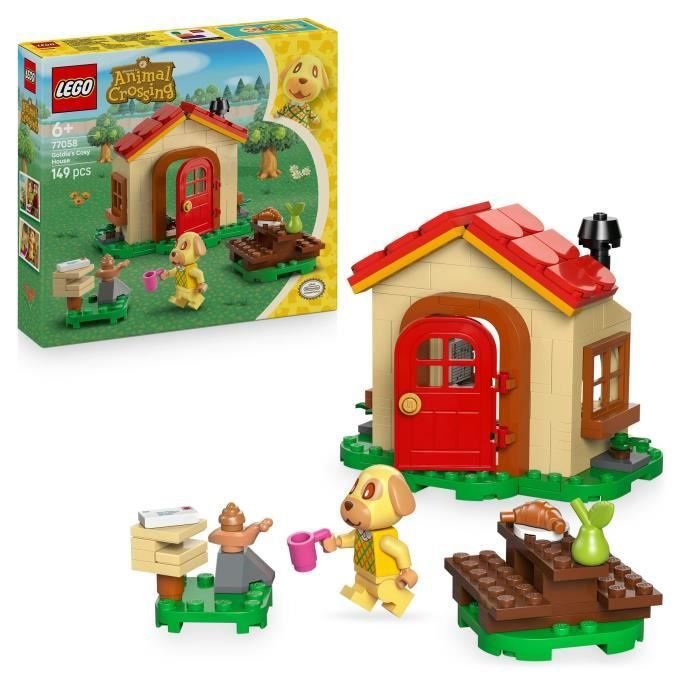 LEGO Animal Crossing 77058 Casa Acogedora de Mirza - Juguete para niño